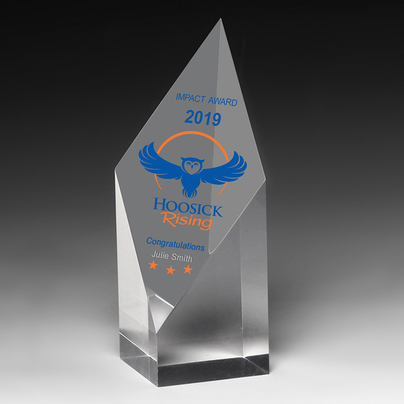 2217S (Screen Print), 2217L (Laser) - Diamond Obelisk Award - 5 3/4" 2217S (Screen Print), 2217L (Laser) - Diamond Obelisk Award - 5 3/4"